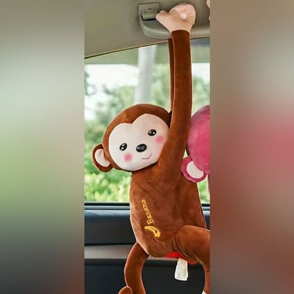 Pipi Monkey Tissue Box  hanging Monkey tissue box - Picture 2 of 5